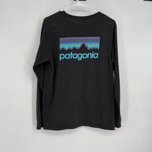 Patagonia Men's Longsleeve Graphic Logo Shirt Size Small‎